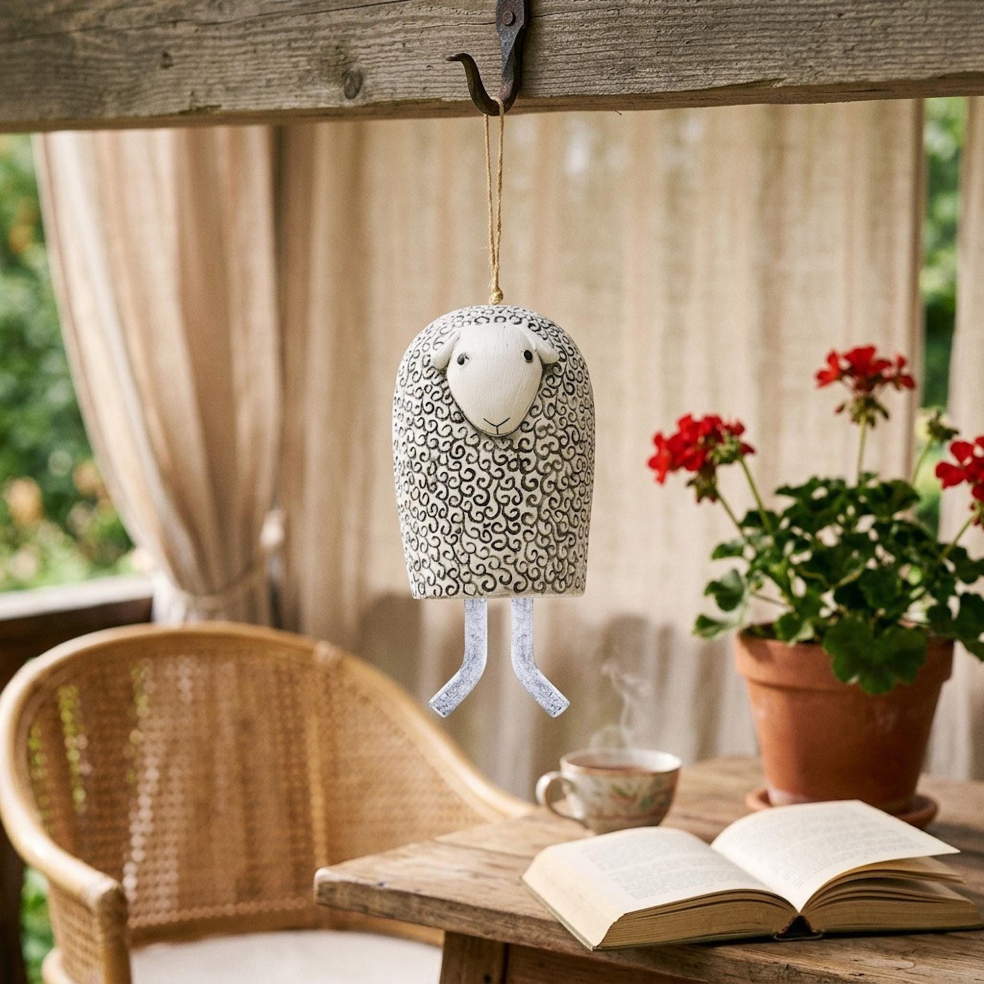 Handmade Whimsical Animal Wind Chime Ornaments