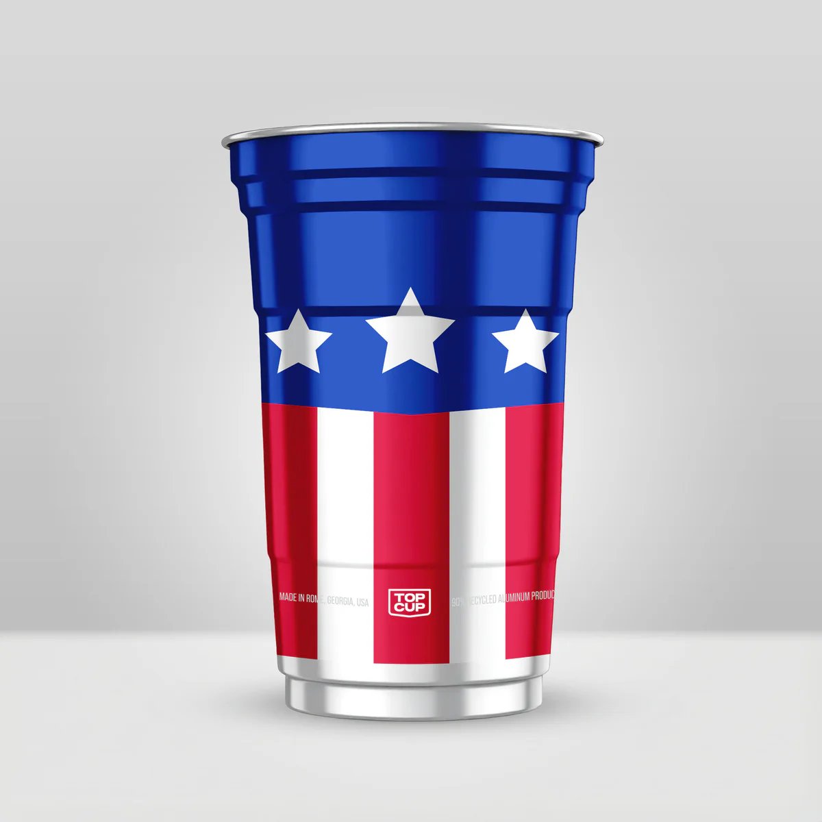 🇺🇸✨ 250th Anniversary Patriotic Aluminum Party Cups – Reusable Red, White & Blue Celebration Tumblers 🎆🥤