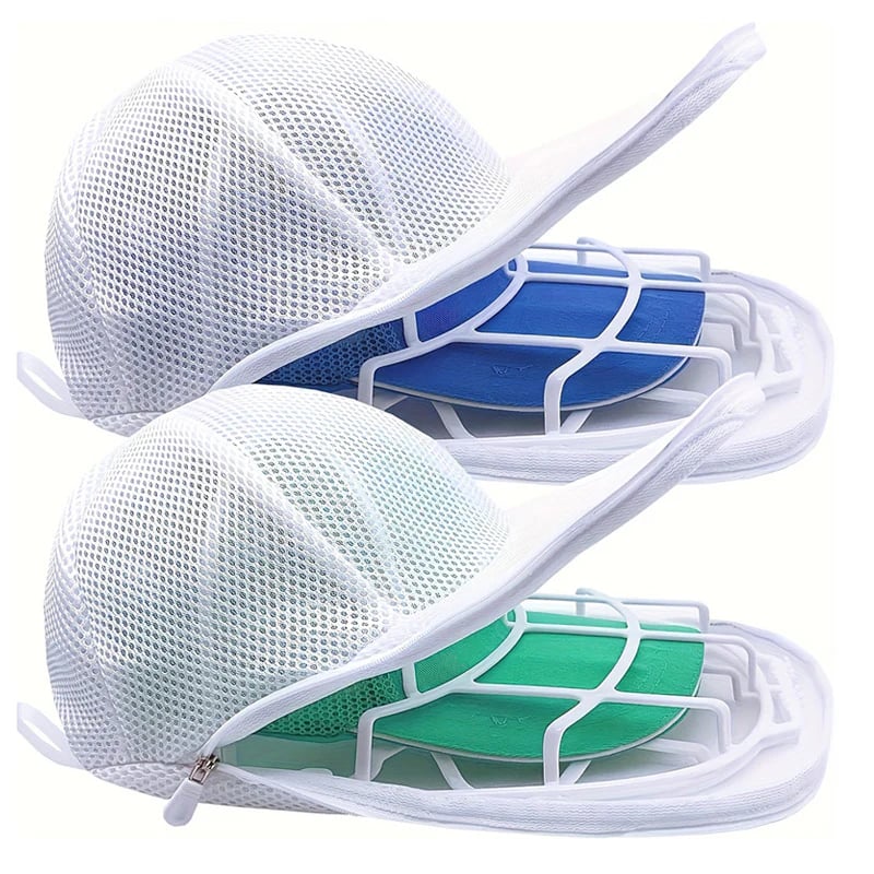 PP Hat Washer Cage with Adjustable Shaper(Free Gift-White Zipper Mesh Bag)
